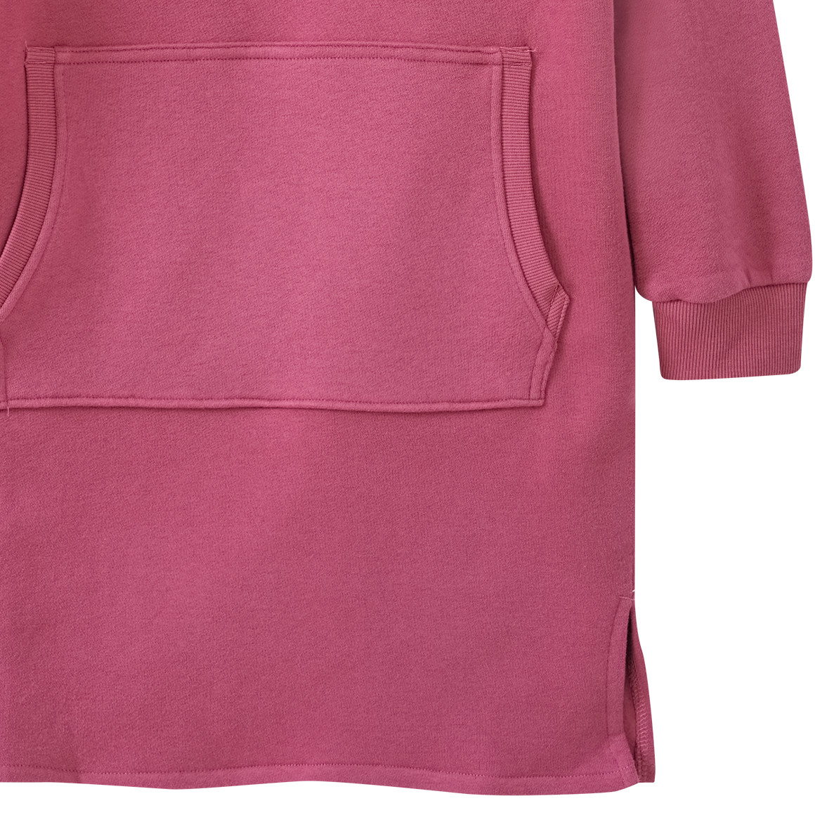 Mädchen Sweatkleid mit Kapuze