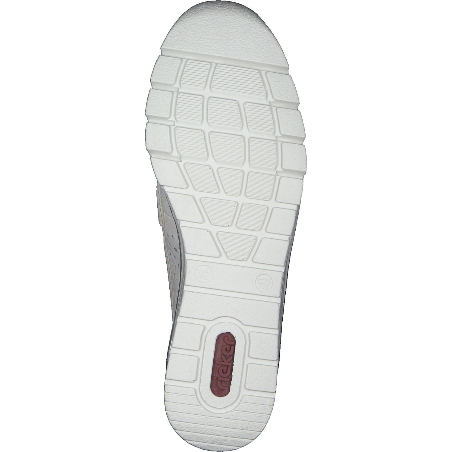 Rieker N3356, Slipper, Damen, offwhite/porzellan
