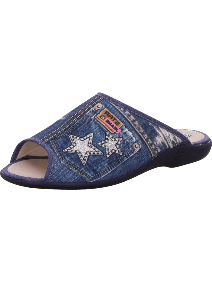 Alberola Pantoffel in blau günstig kaufen