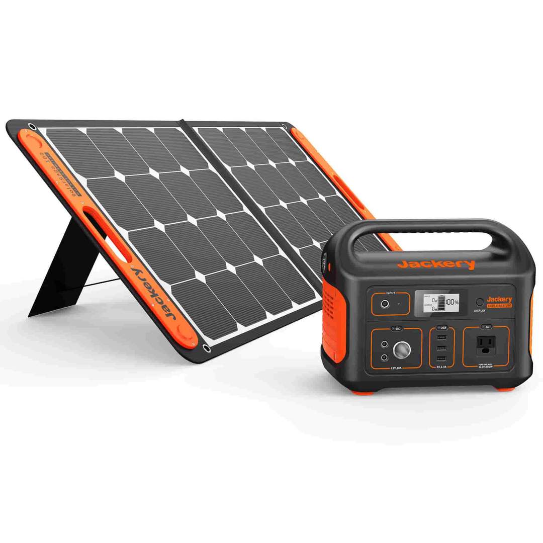 Gerador solar Jackery 500 (Jackery 500 + SolarSaga 100W)