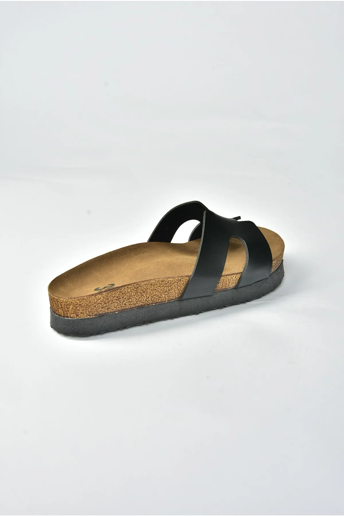 Fox Shoes  Schwarze Damenhausschuhe