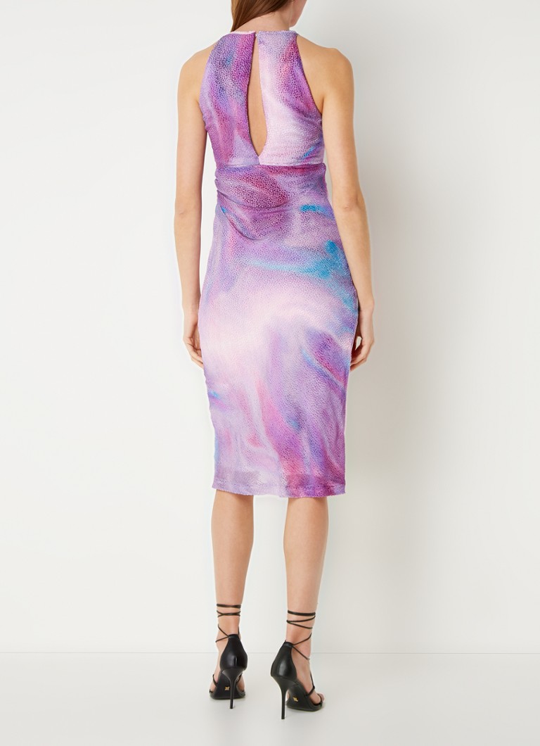 Abito midi IRO Lidama con motivo in velluto jacquard