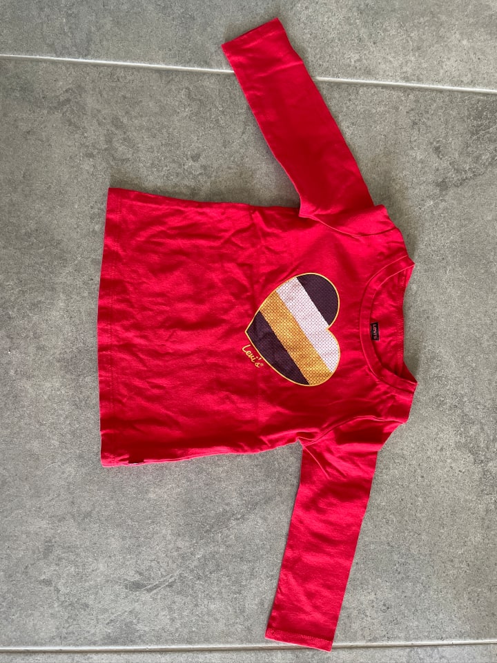Levi's Kids Longsleeve in Rot günstig kaufen 86