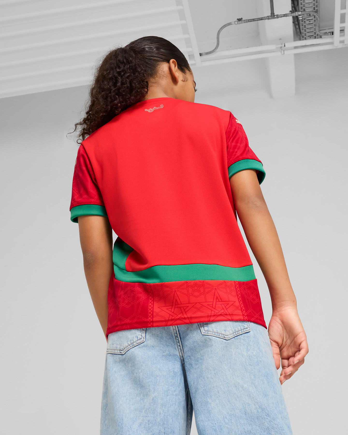 Oficjalna replika koszulki piłkarskiej Puma Maroko Home Junior 778523-01