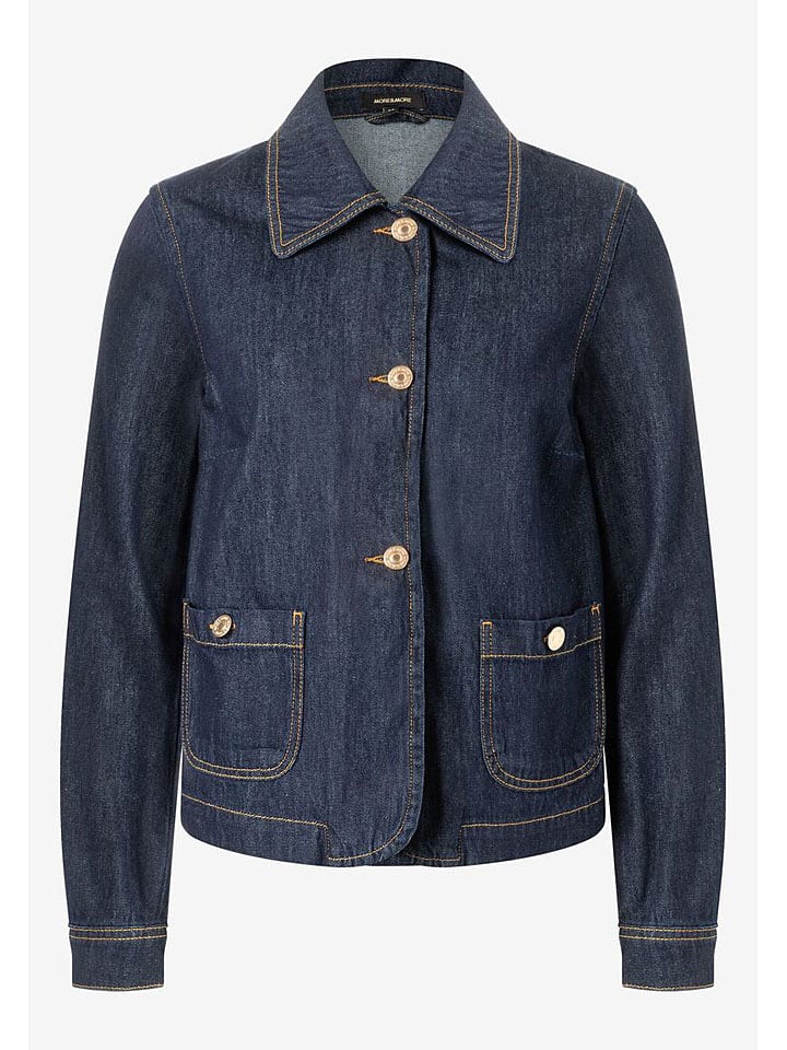 More & More Jeansjacke in Dunkelblau günstig kaufen