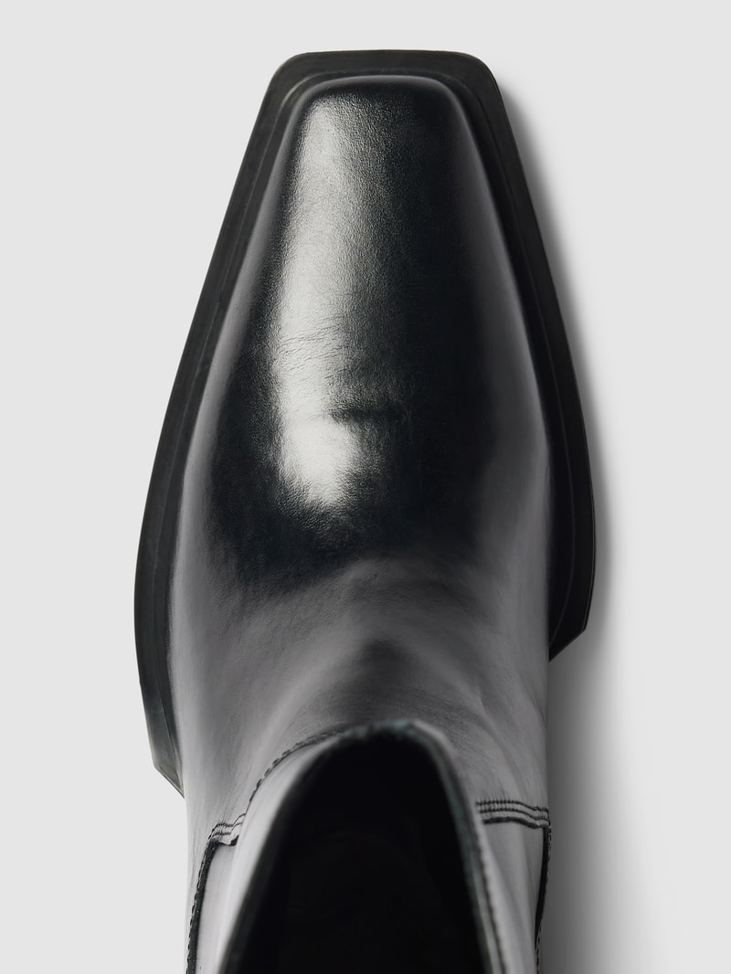 Stiefel aus Leder Modell 'ALINA' in schwarz