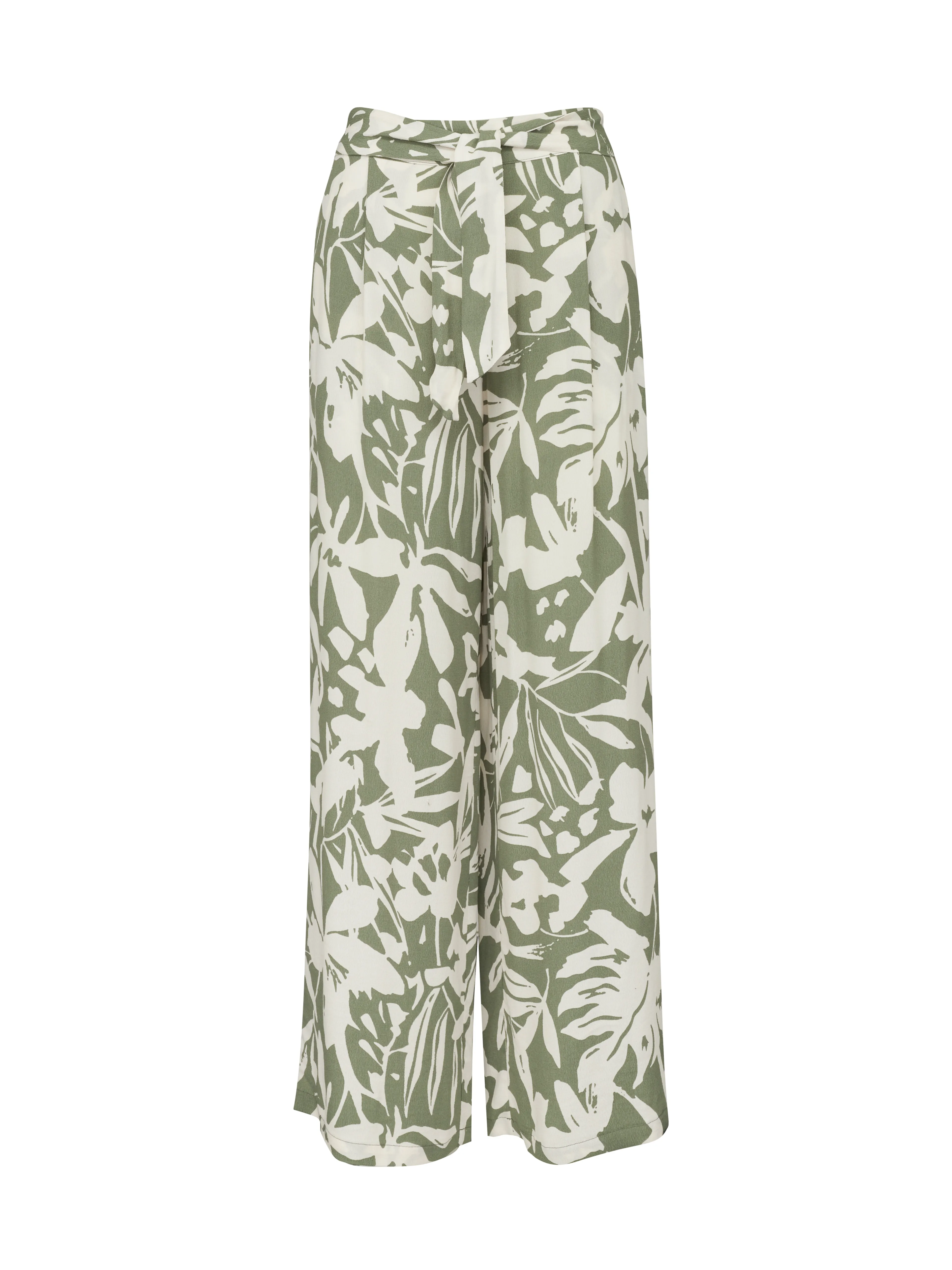 Khakifarbene weite Damenhose ORSAY