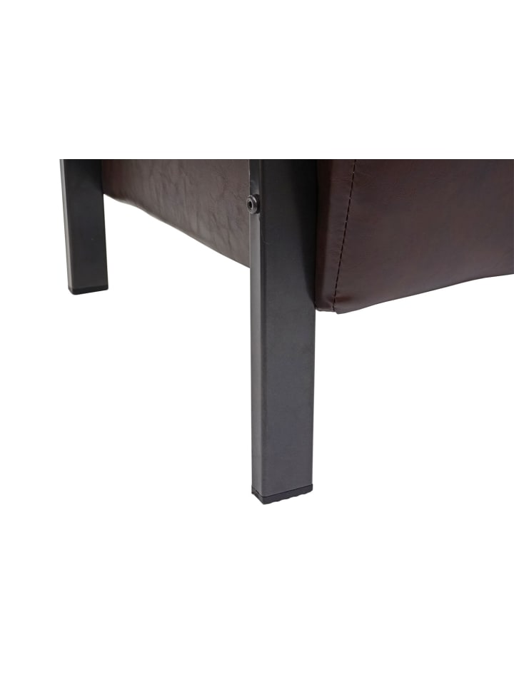 MCW Wohnzimmer-Set H10 im Industriedesign, Braun günstig kaufen onesize