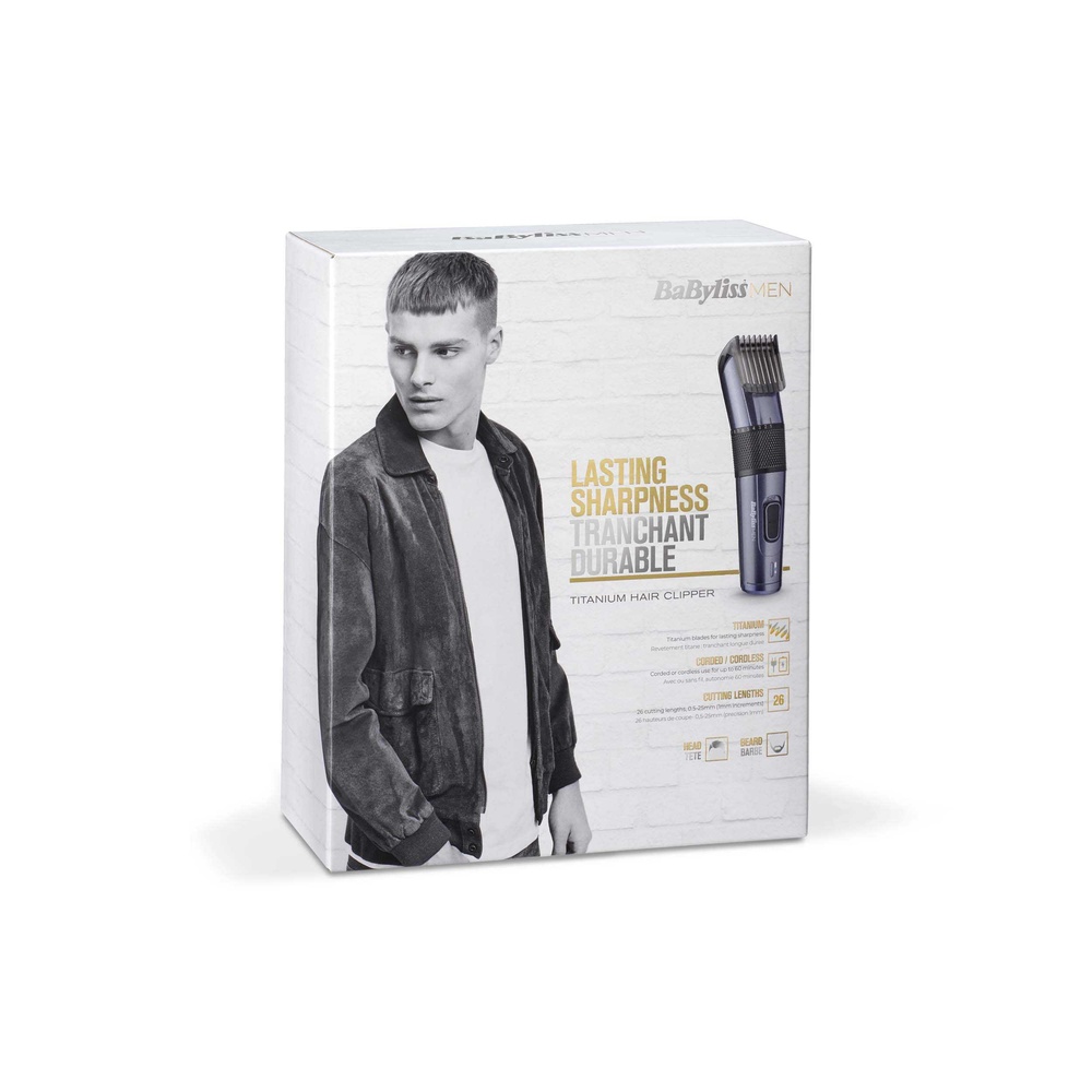 babyliss BaByliss - E976E - Tondeuse cheveux Titanium TONDEUSE CHEVEUX