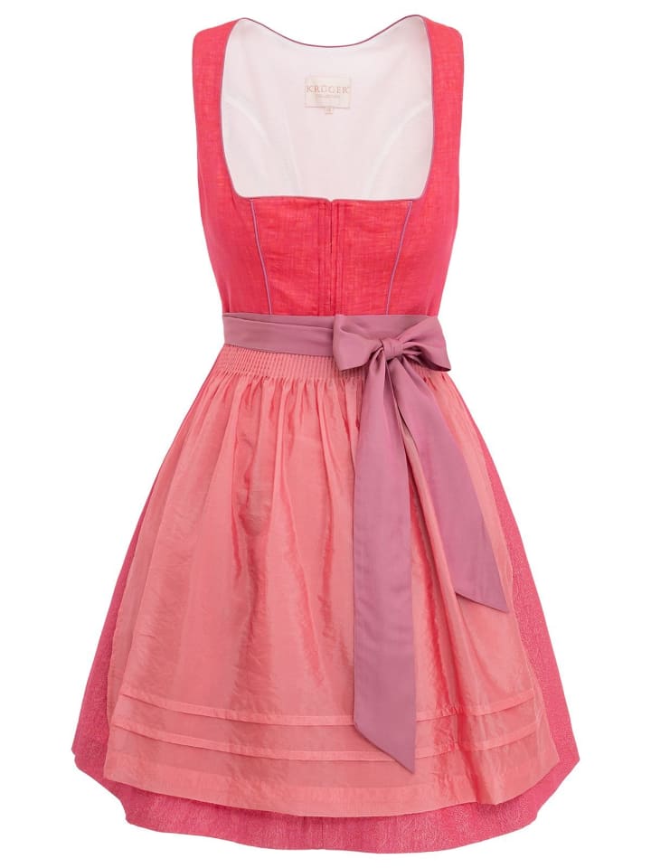 KRÜGER Midi Dirndl 115667 in pink günstig kaufen