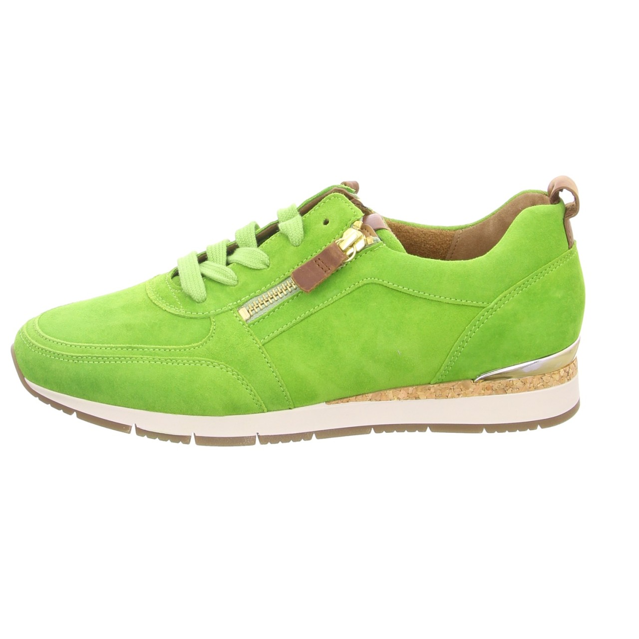GABOR Freizeit Schnürer beige Gabor Fashion Sneaker low 43.411.11 beig
