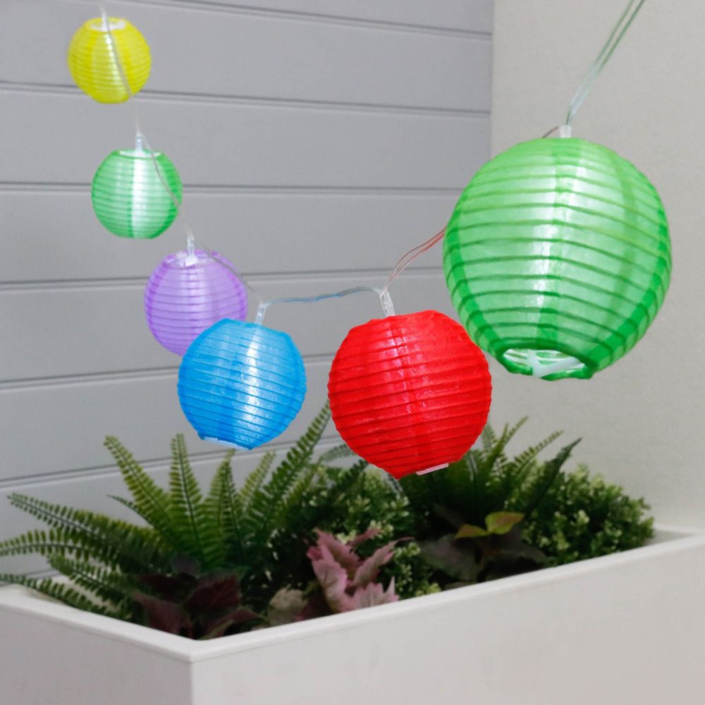 Gardenwize 10 Lampion LED-Solarleuchten