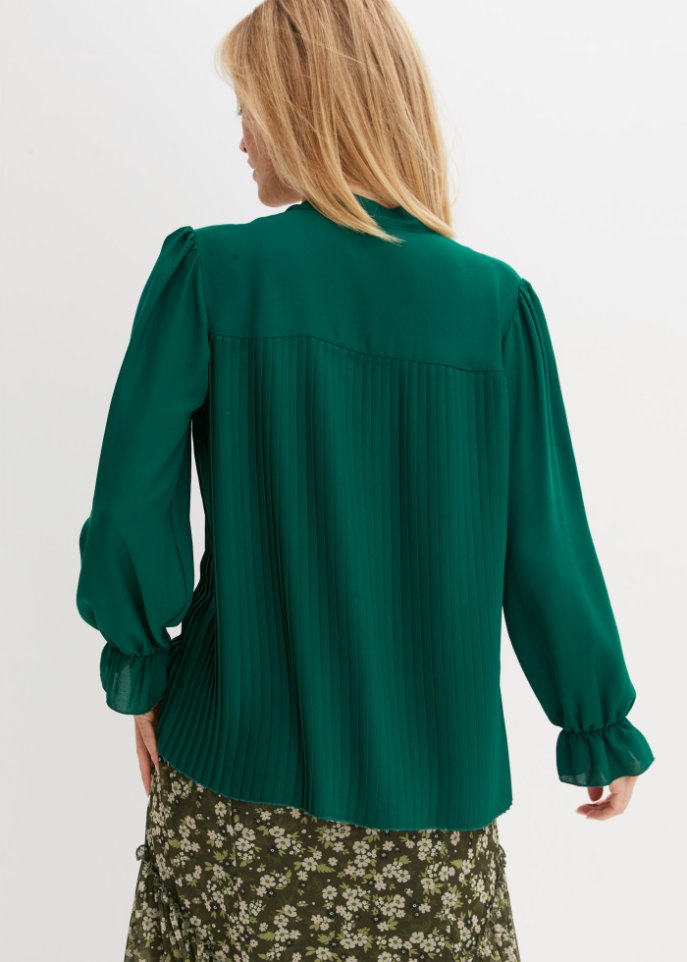 Plissee Bluse