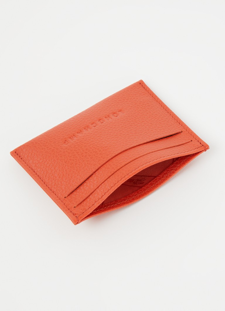 Porta carte Longchamp Le Foulonné in pelle