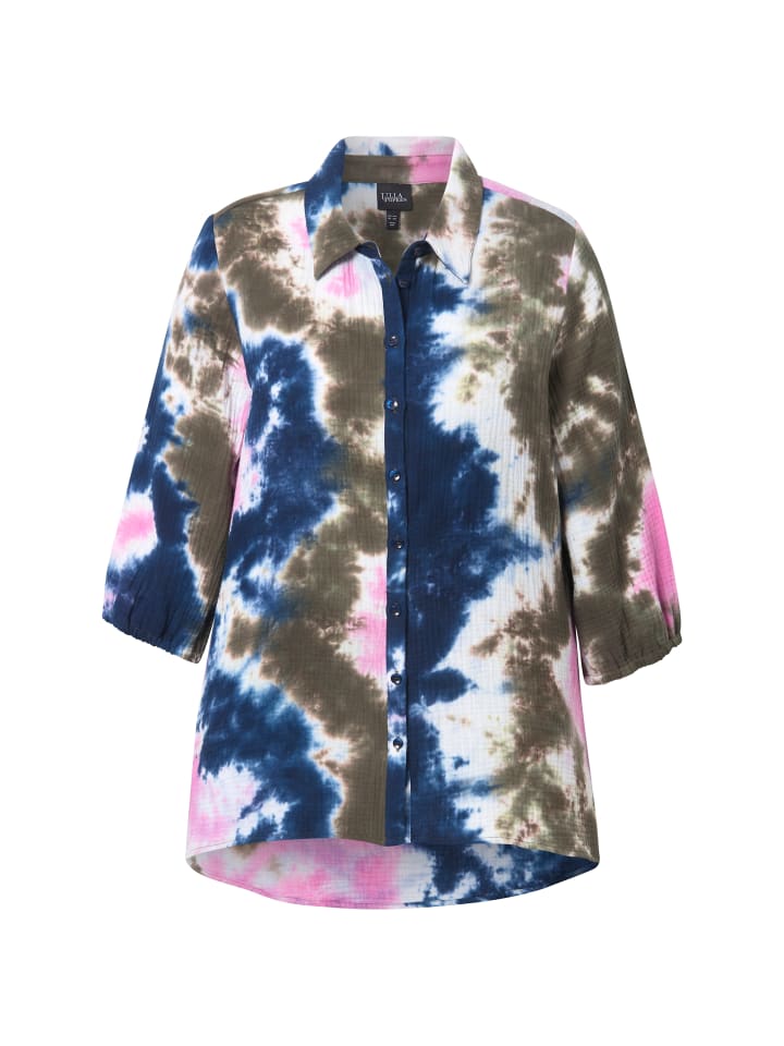 Ulla Popken Bluse in marine günstig kaufen