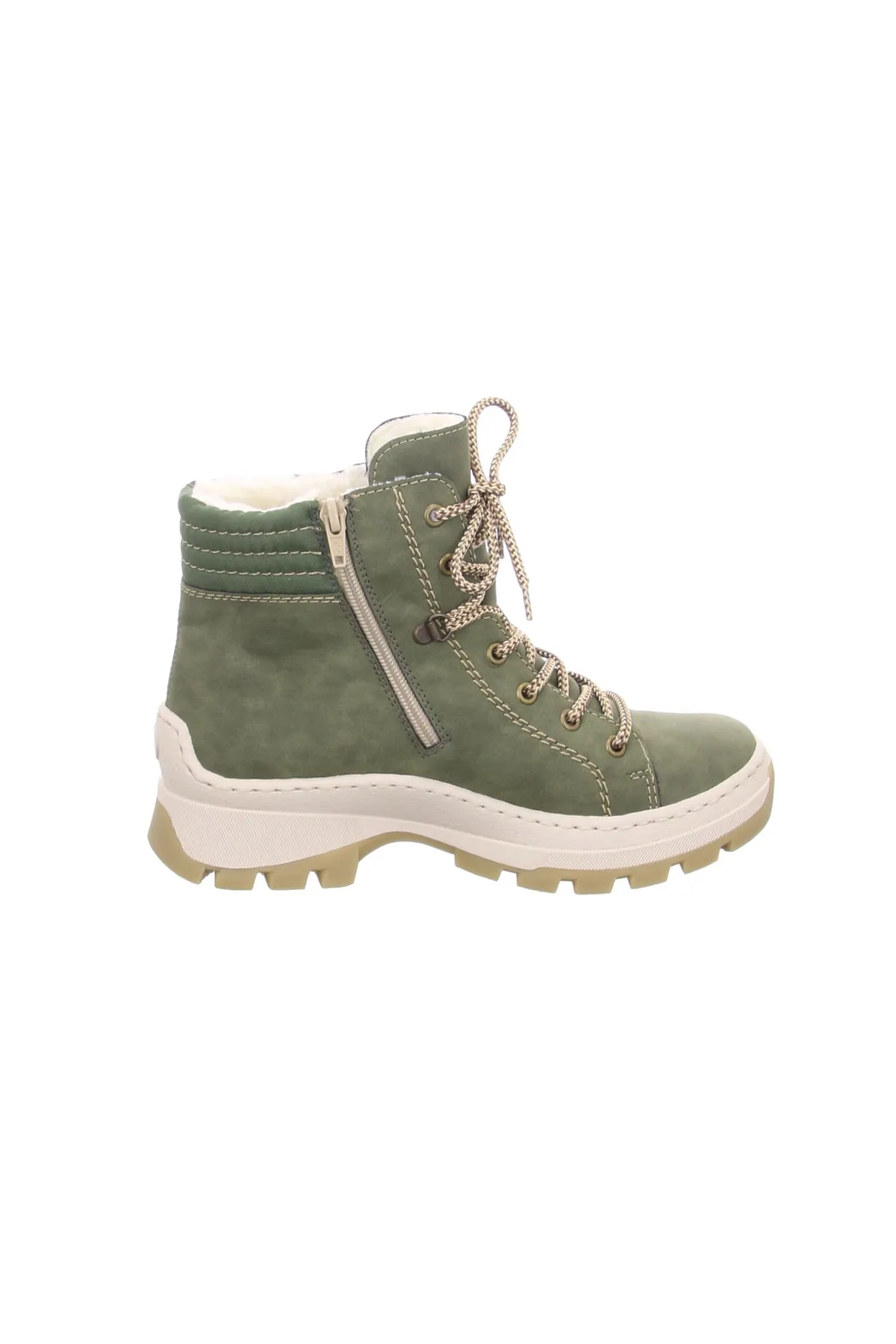 Rieker  Stiefelette - Grün - Flacher Absatz