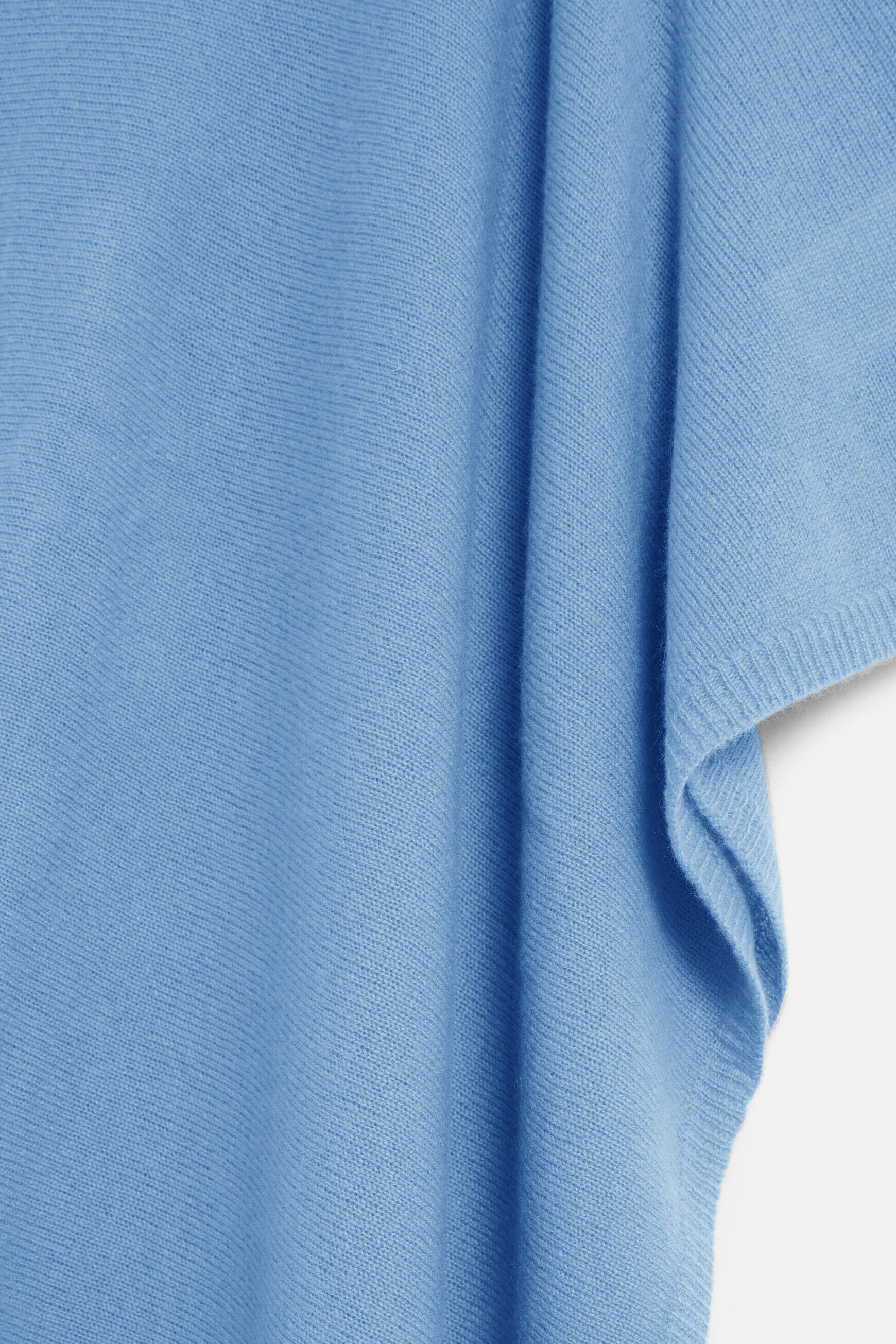 poncho baltimore 100% cachemire denim stone femme