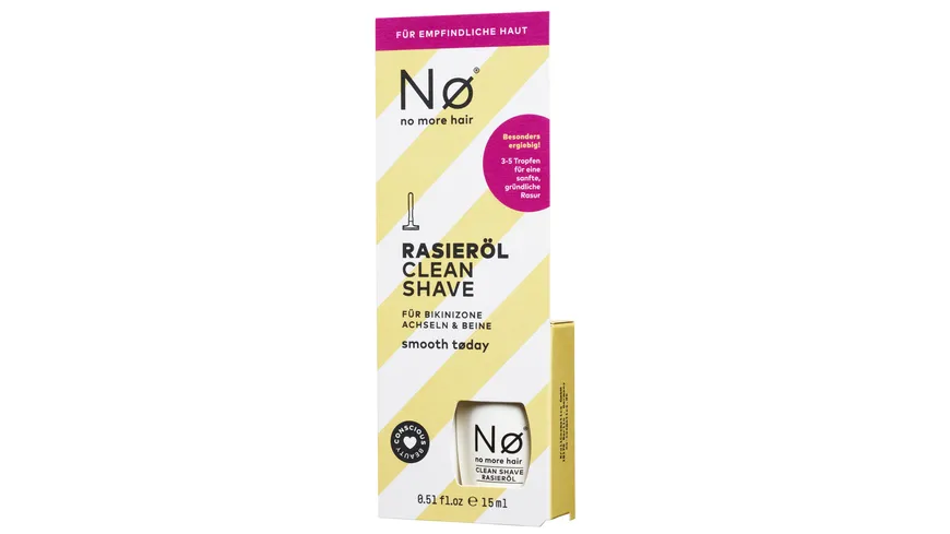 Nø Cosmetics smooth tøday Rasieröl 15 ml