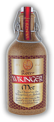 Met Roter Met Wikinger (Honigwein mit Kirschsaft) Tonkrug Met Roter Met Wikinger (Honigwein mit Kirschsaft) Tonkrug  0,5	 Liter - Vol 6%