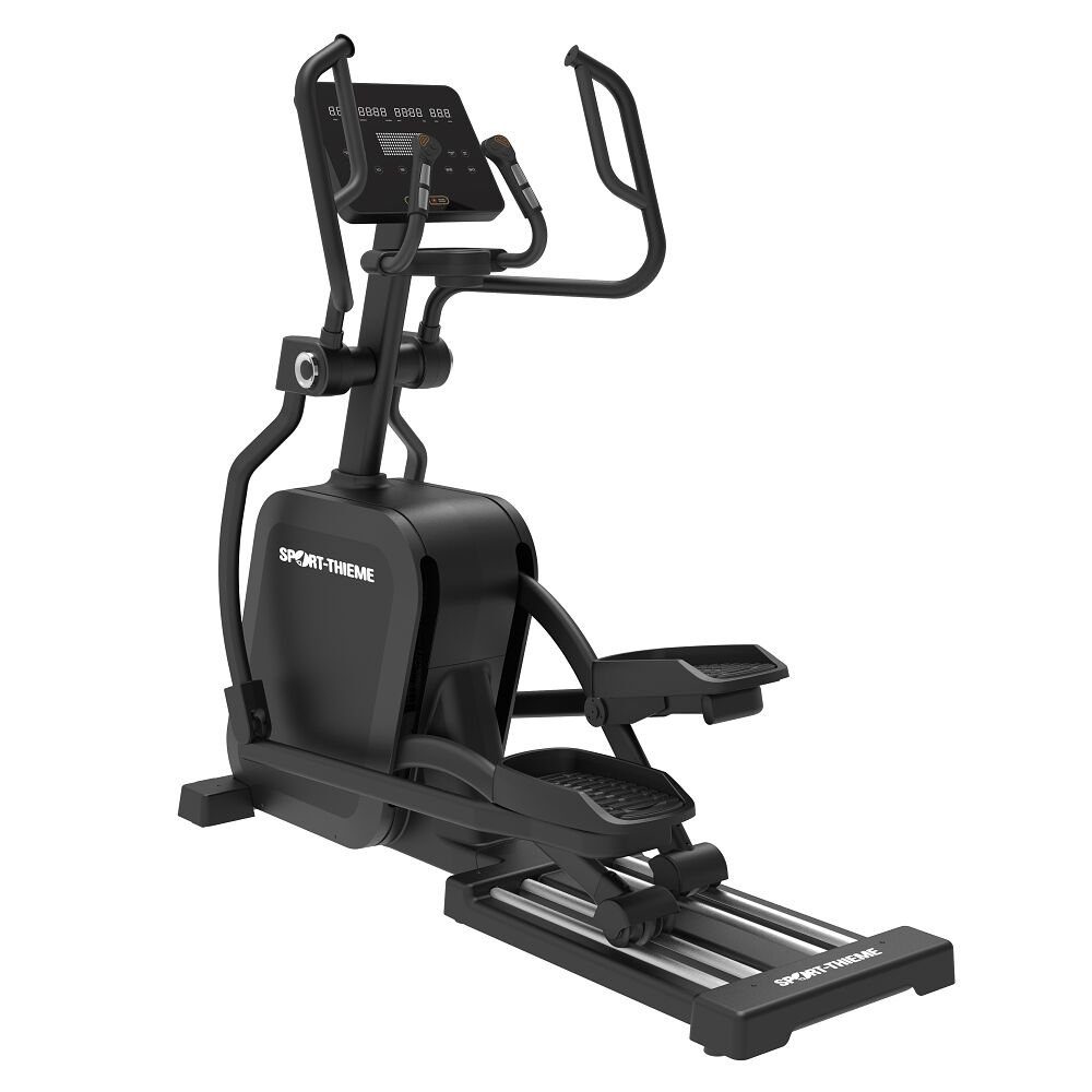 Sport-Thieme Crosstrainer Crosstrainer C800, Erhöhung der Schrittfrequenz dank Doppelrollenführung