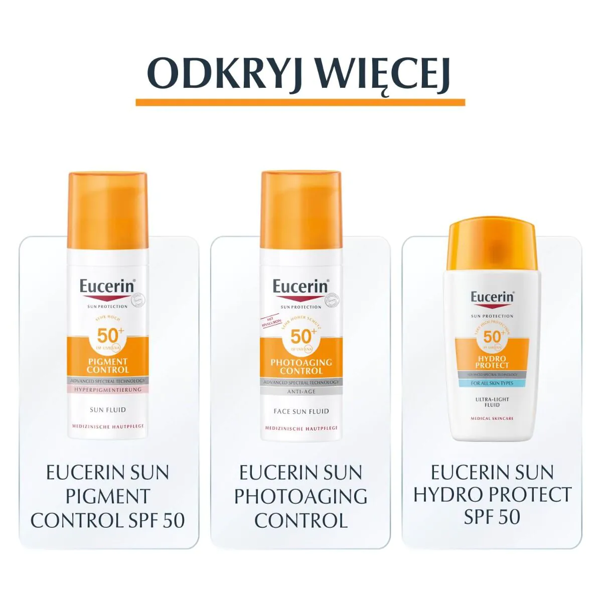Eucerin Oil Control SPF 50+ Dry Touch Ultra Light Beskyttende Gel-Creme
