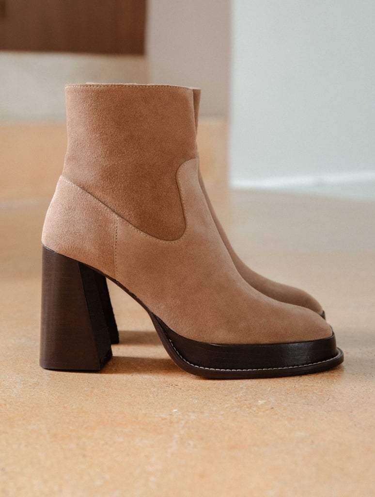 Marnie - Taupe Mohair