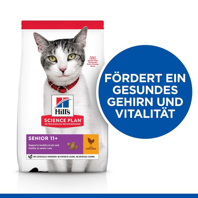 Hill's Trockenfutter Hill's Science Plan Senior 11+ mit Huhn 2x7 kg