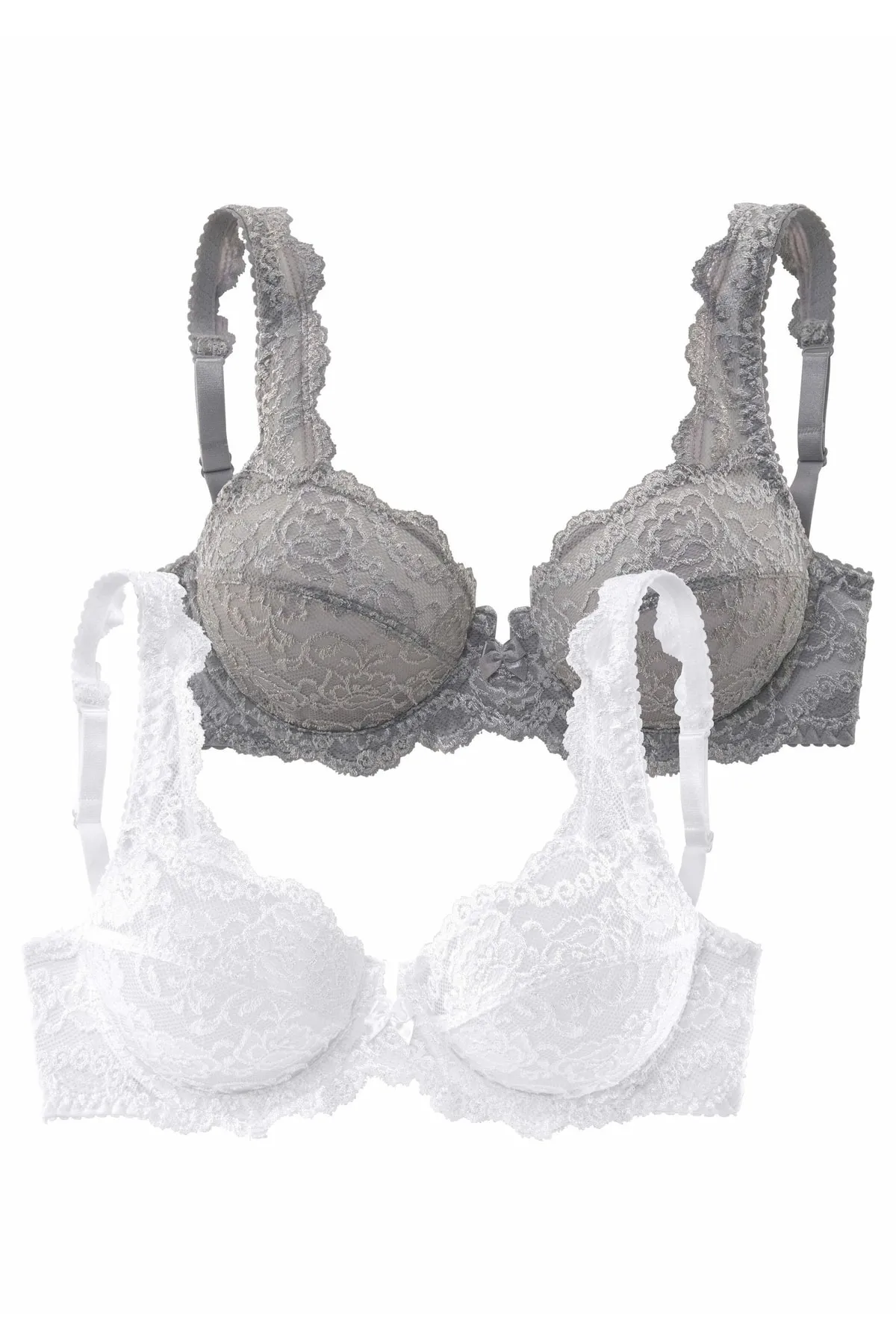 PETITE FLEUR  BH - Grau - Unifarben
