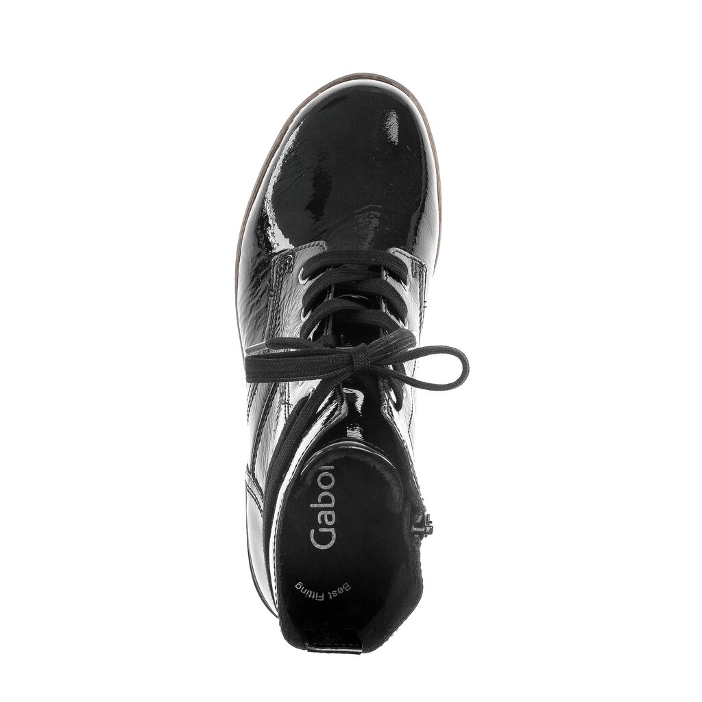 Gabor fashion Schnürstiefelette schwarz
