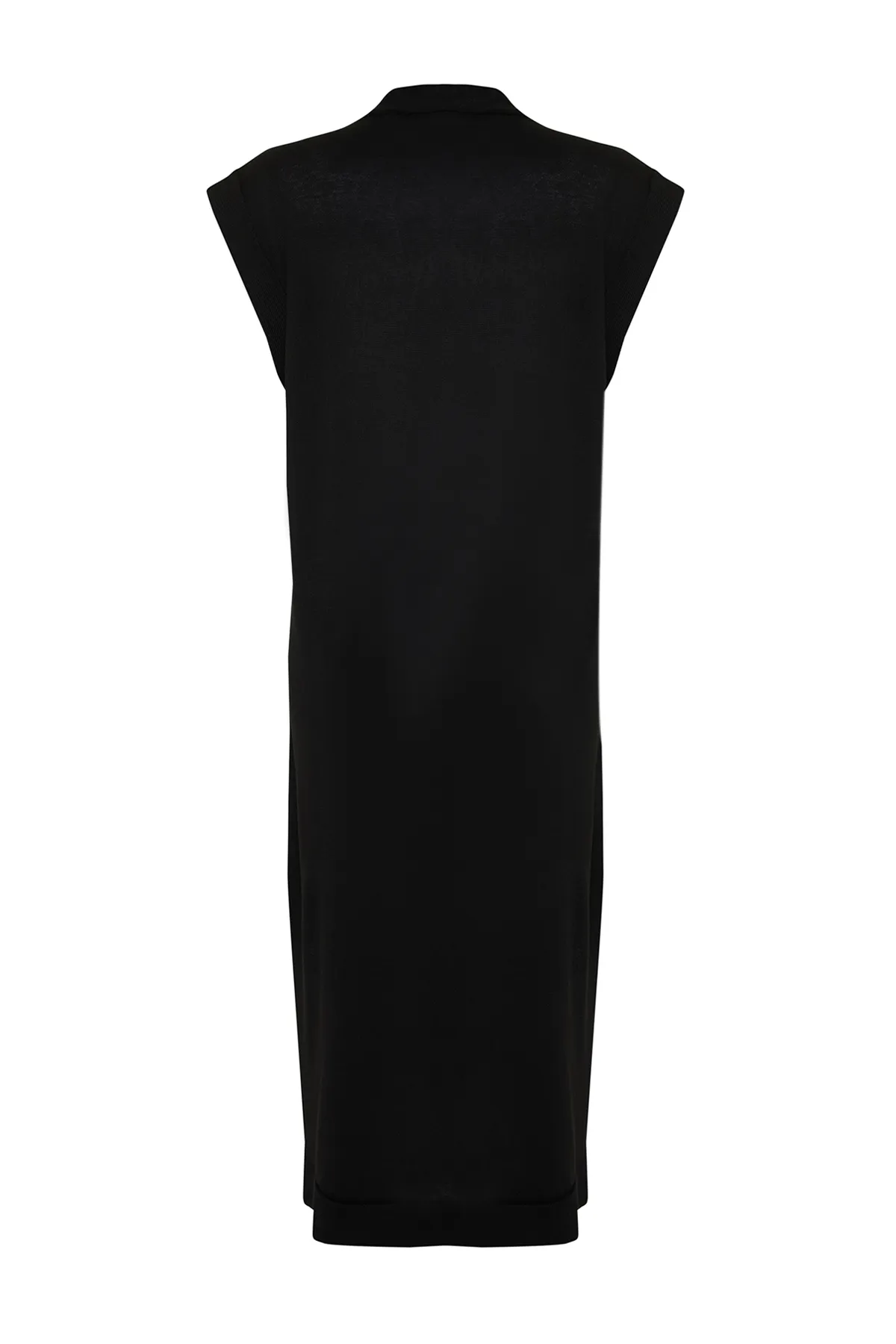 Trendyol Collection  Schwarzes Midi-Strickkleid TWOSS24EL00826