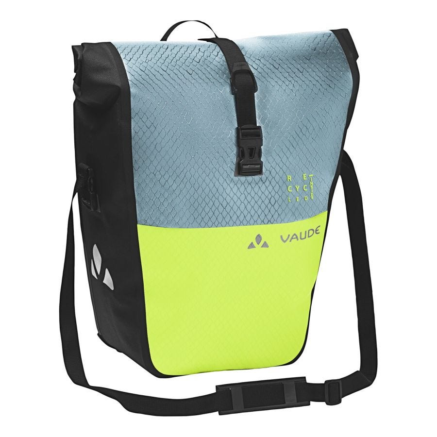 Aqua Back Color Single Fahrradtasche, recyceltes Hauptmaterial