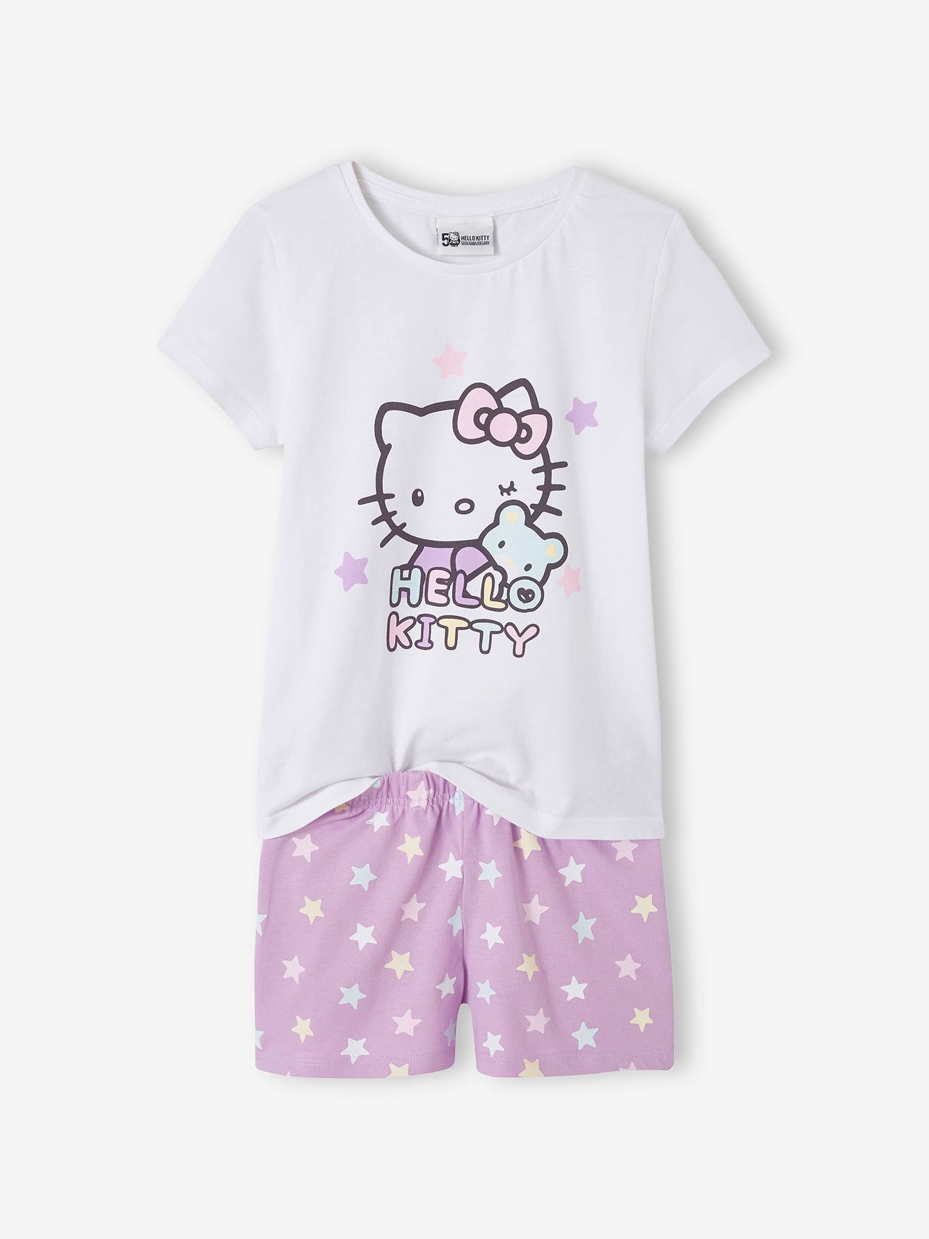 Hello Kitty Kurzer Kinder Schlafanzug HELLO KITTY - lila