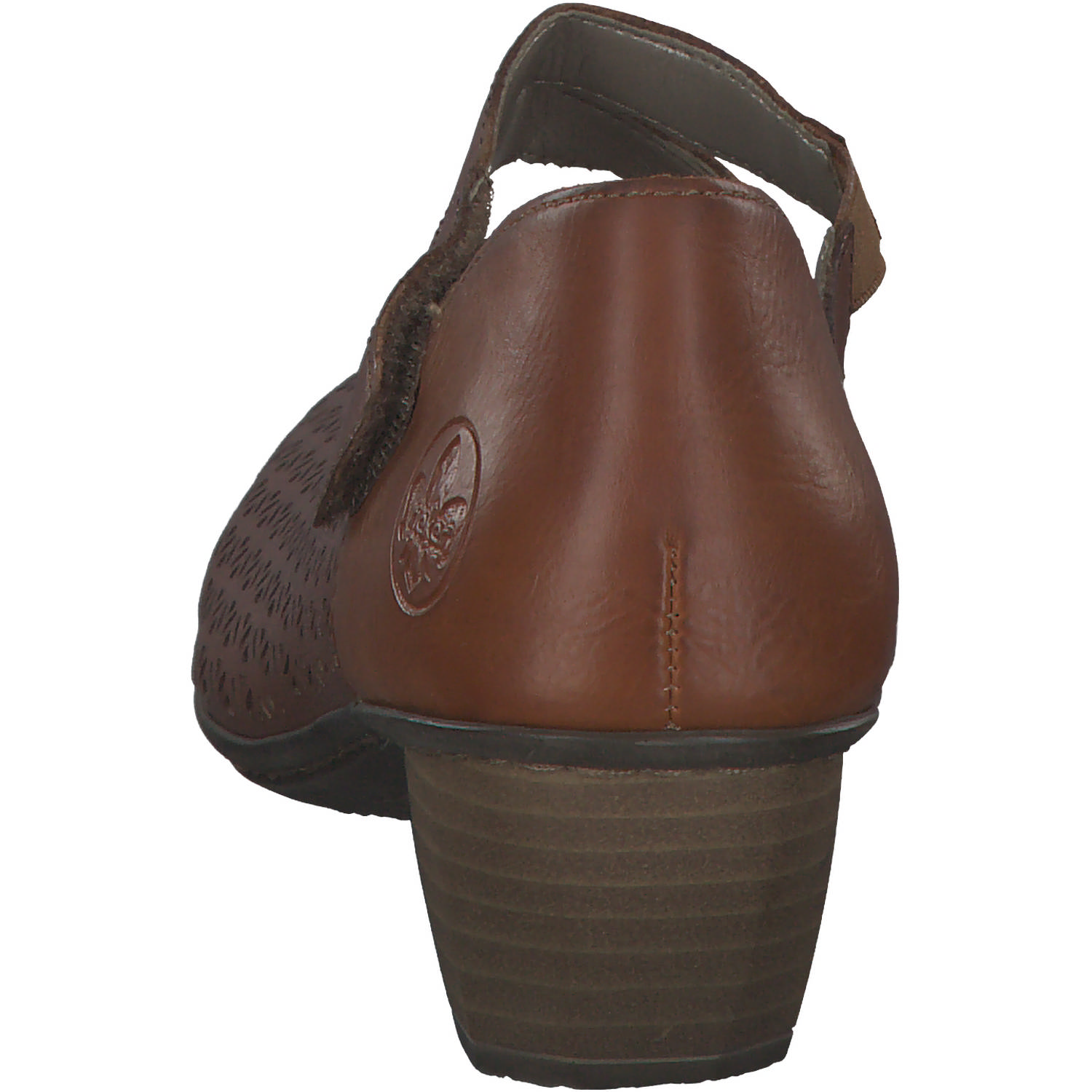 Rieker 41796, Pumps, Damen, nuss/cayenne