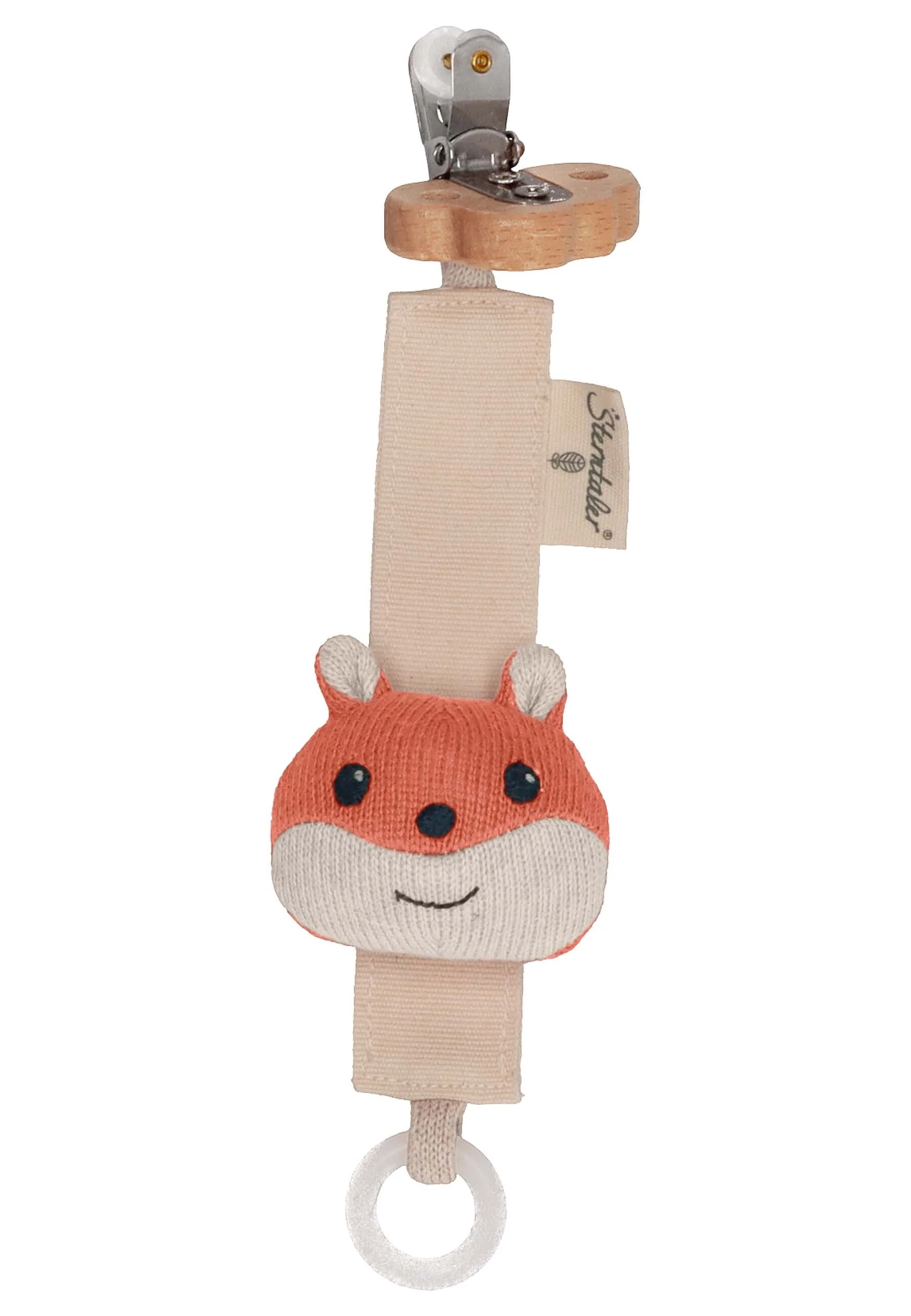 Schnullerkette Eichhörnchen Enna 22 cm, Stay true…