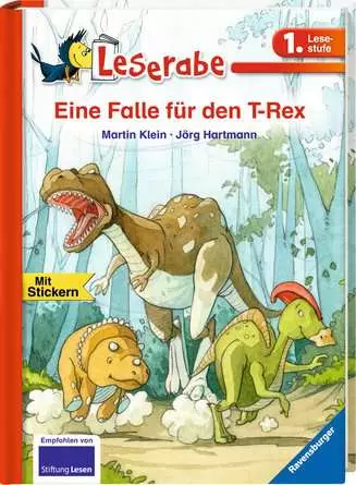 Leserabe - 1. Lesestufe: Eine Falle für den T-Rex