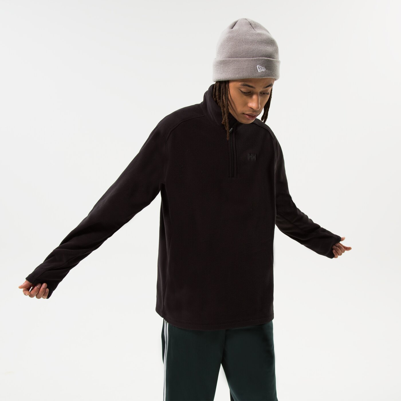 HELLY HANSEN SWEATSHIRT DAYBREAKER 1/2 ZIP FLEECE Schwarz