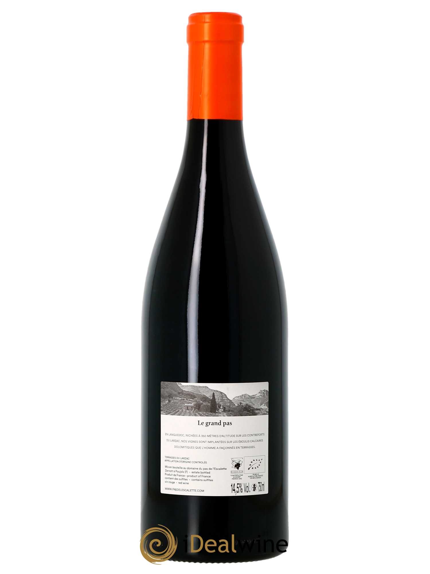 Terrasses du Larzac Le Grand Pas Pas de l'Escalette  2021 - Lot de 1 Bouteille