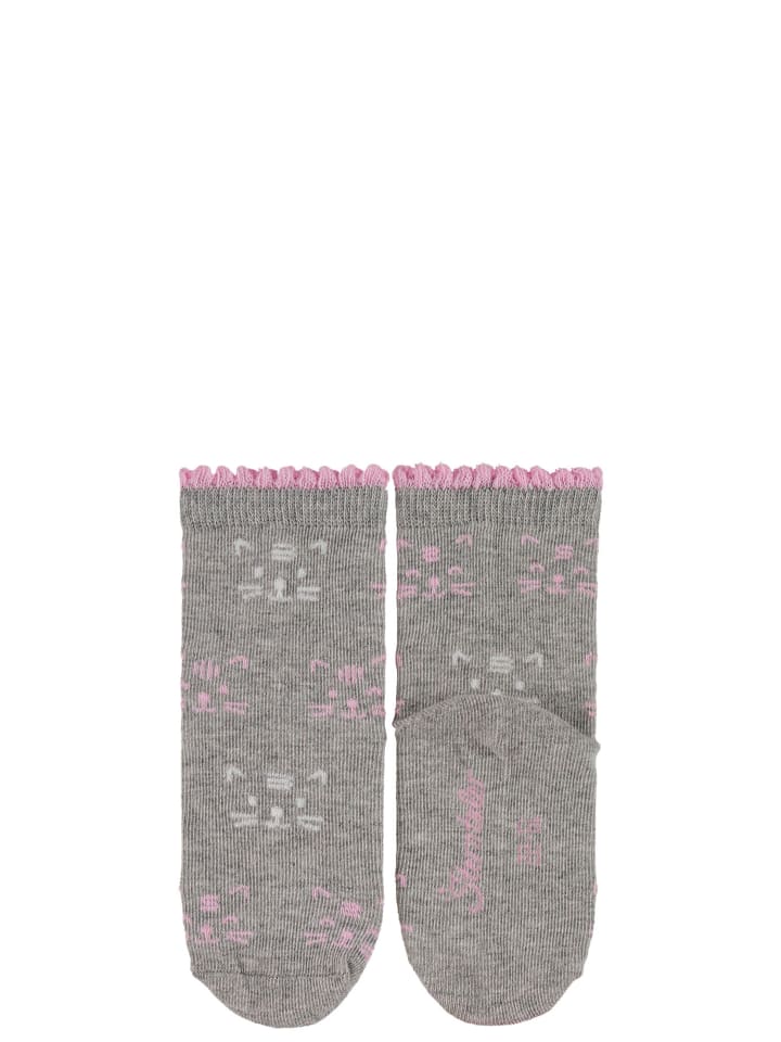 Sterntaler Socken 3er-Pack Katze in hellgrau mel. günstig kaufen
