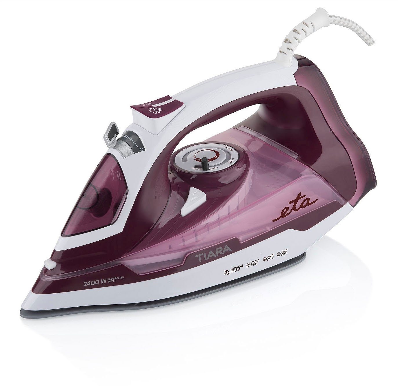 eta Dampfbügeleisen Tiara II, ETA126990000, 2400 W