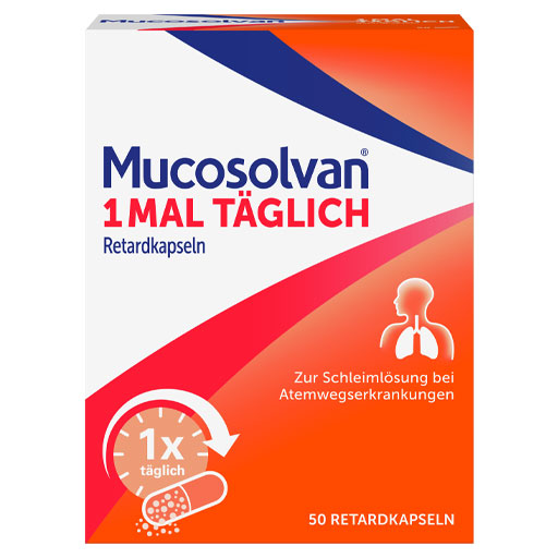MUCOSOLVAN 1mal täglich Retardkapseln  50 St  Retard-Kapseln
