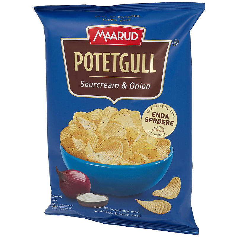 Maarud Potetgull 200 g Sourcream & onion Maarud