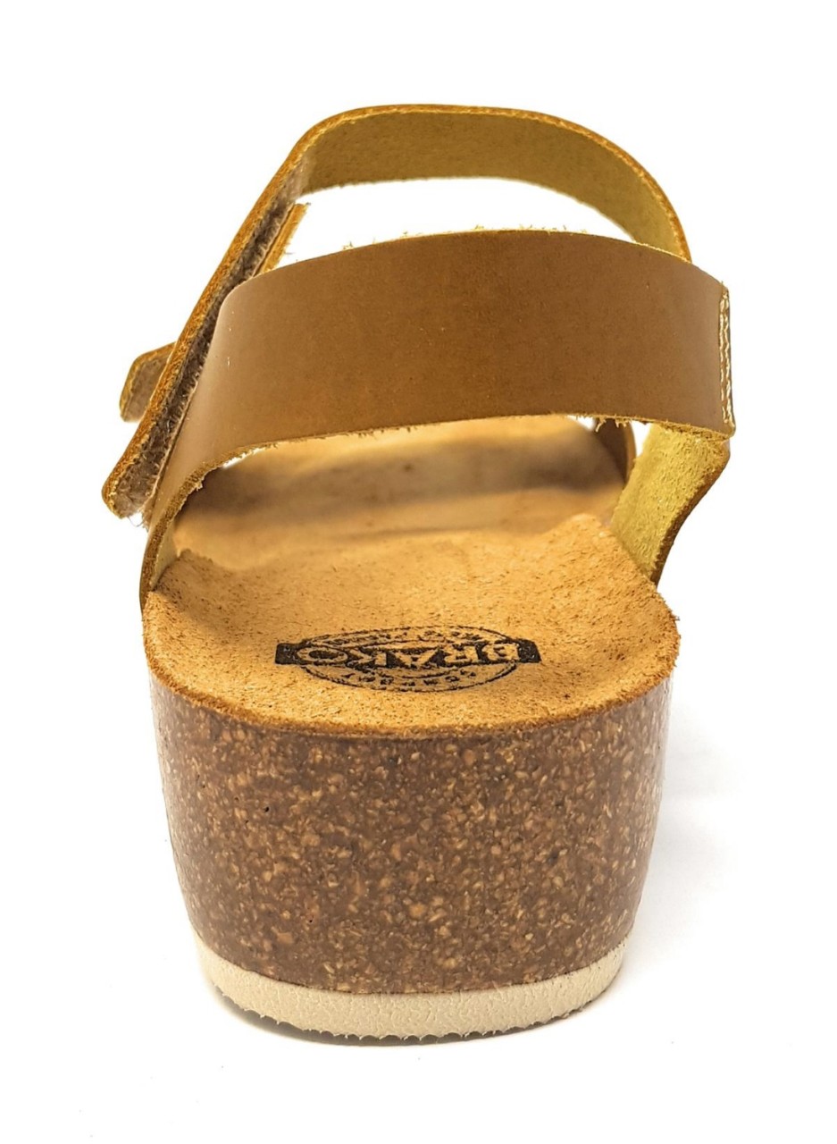 BRAKO Keilsandalen braun