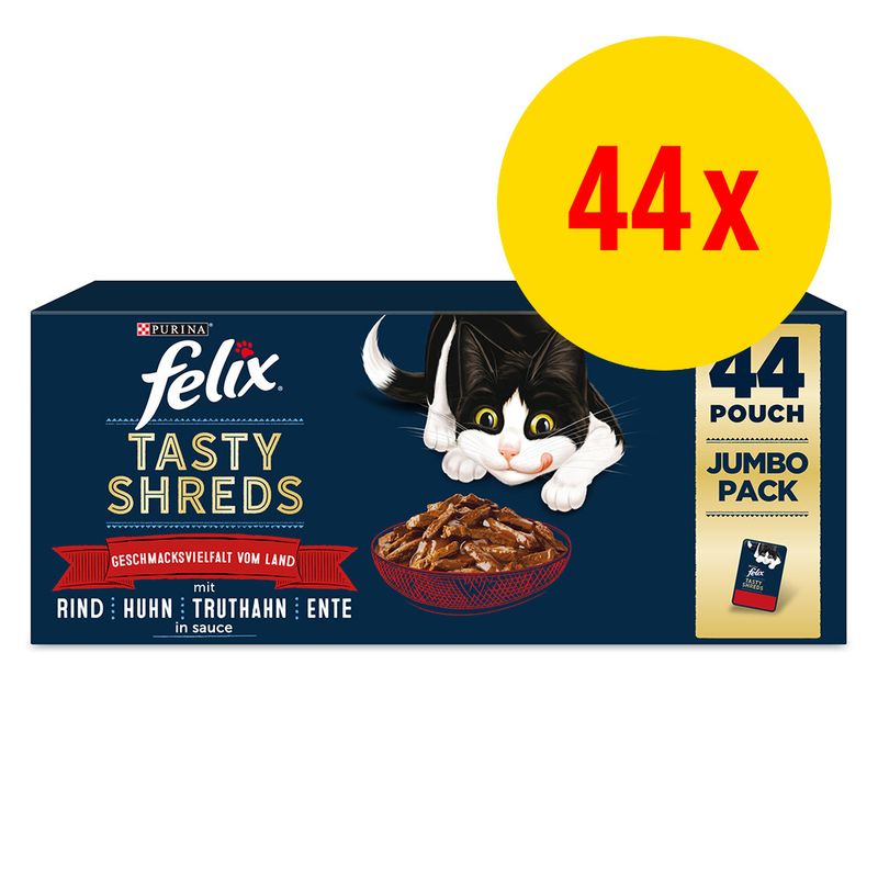 Felix Tasty Shreds 44 x 80 g zu TOP-Preisen