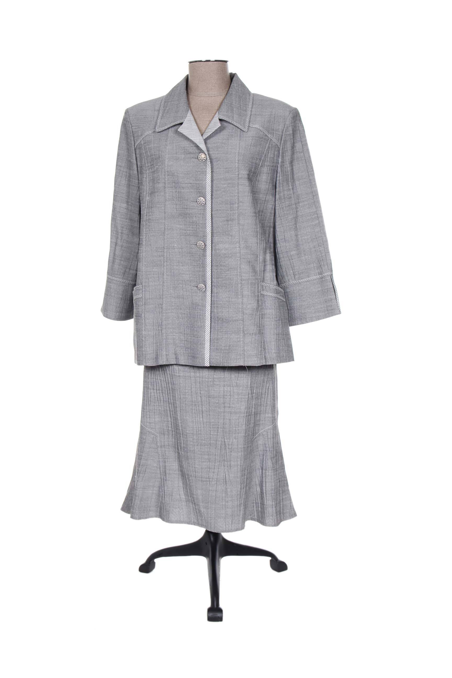Regine Jupe Veste Femme couleur gris