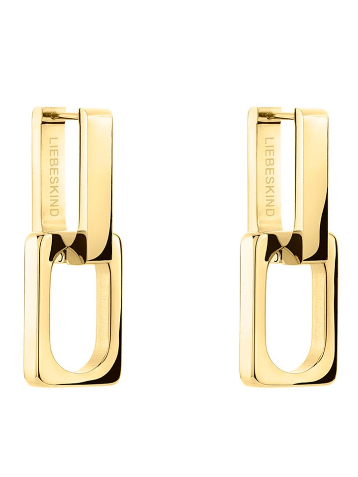 Liebeskind Edelstahl-Creolen in Gold günstig kaufen onesize