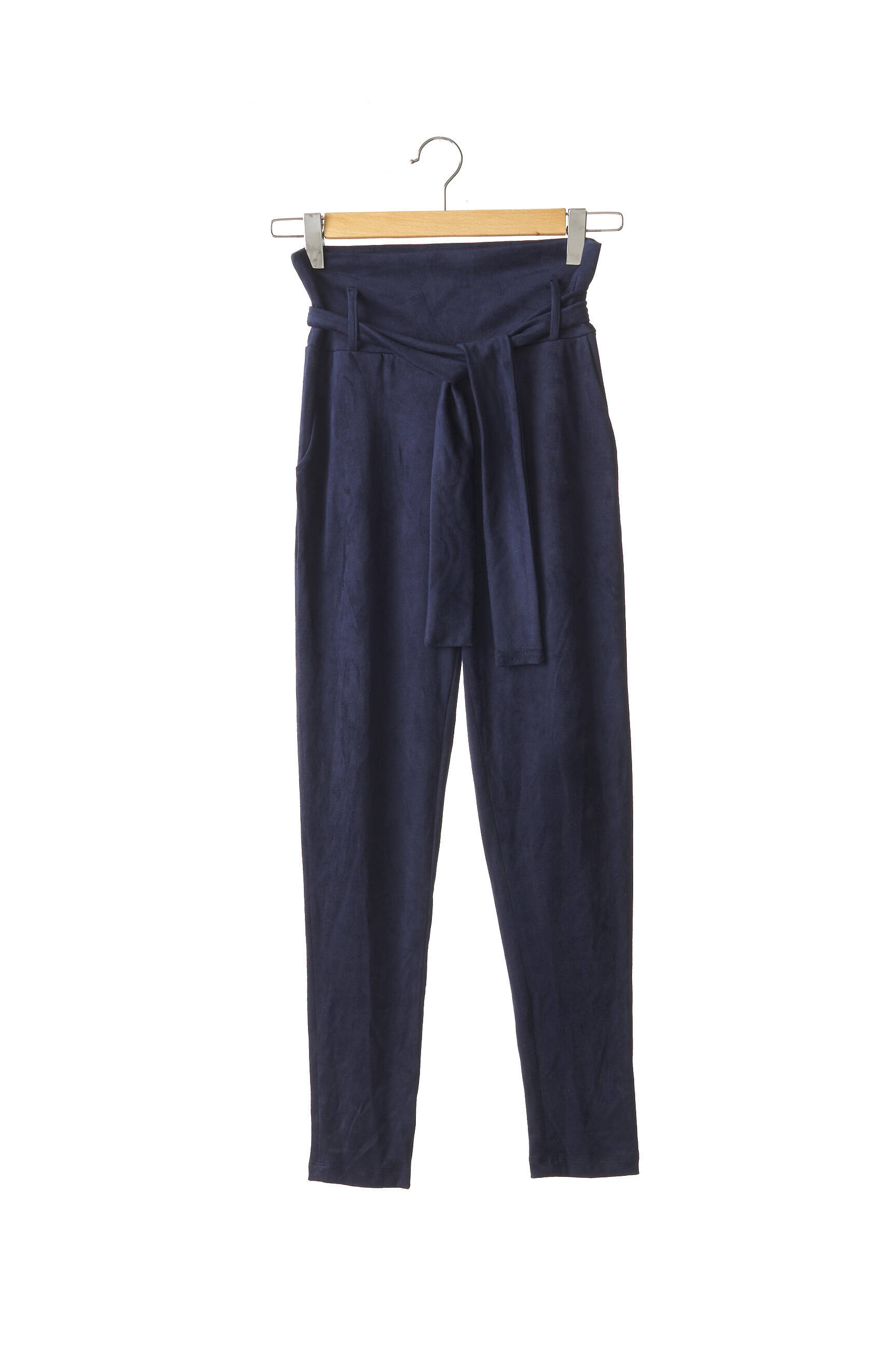 Fragile Pantalons Maternite Femme couleur bleu
