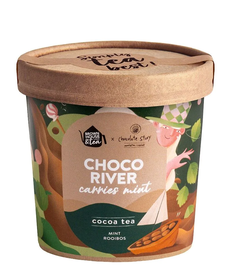 Brown House & Tea Čaj od kakao ljuski Choco River s dodacima 60 g