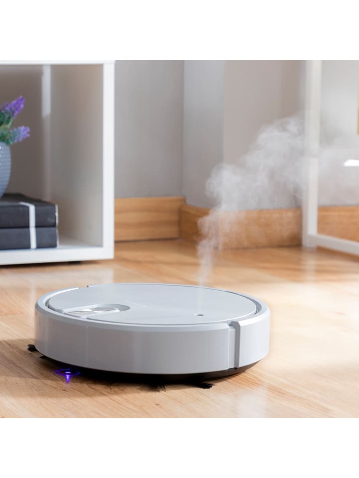 InnovaGoods 5in1 Staubsaugerroboter in Hellgrau - Ø 25 cm günstig kaufen onesize