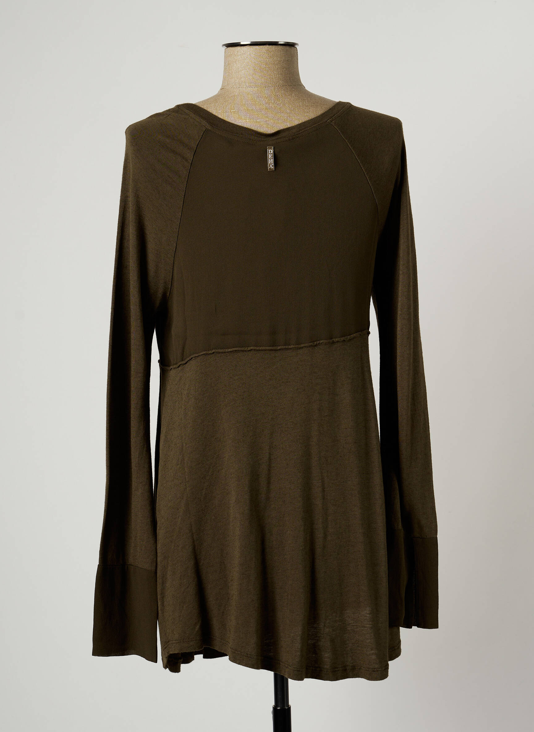Deha Tuniquemanchelongue Femme couleur vert