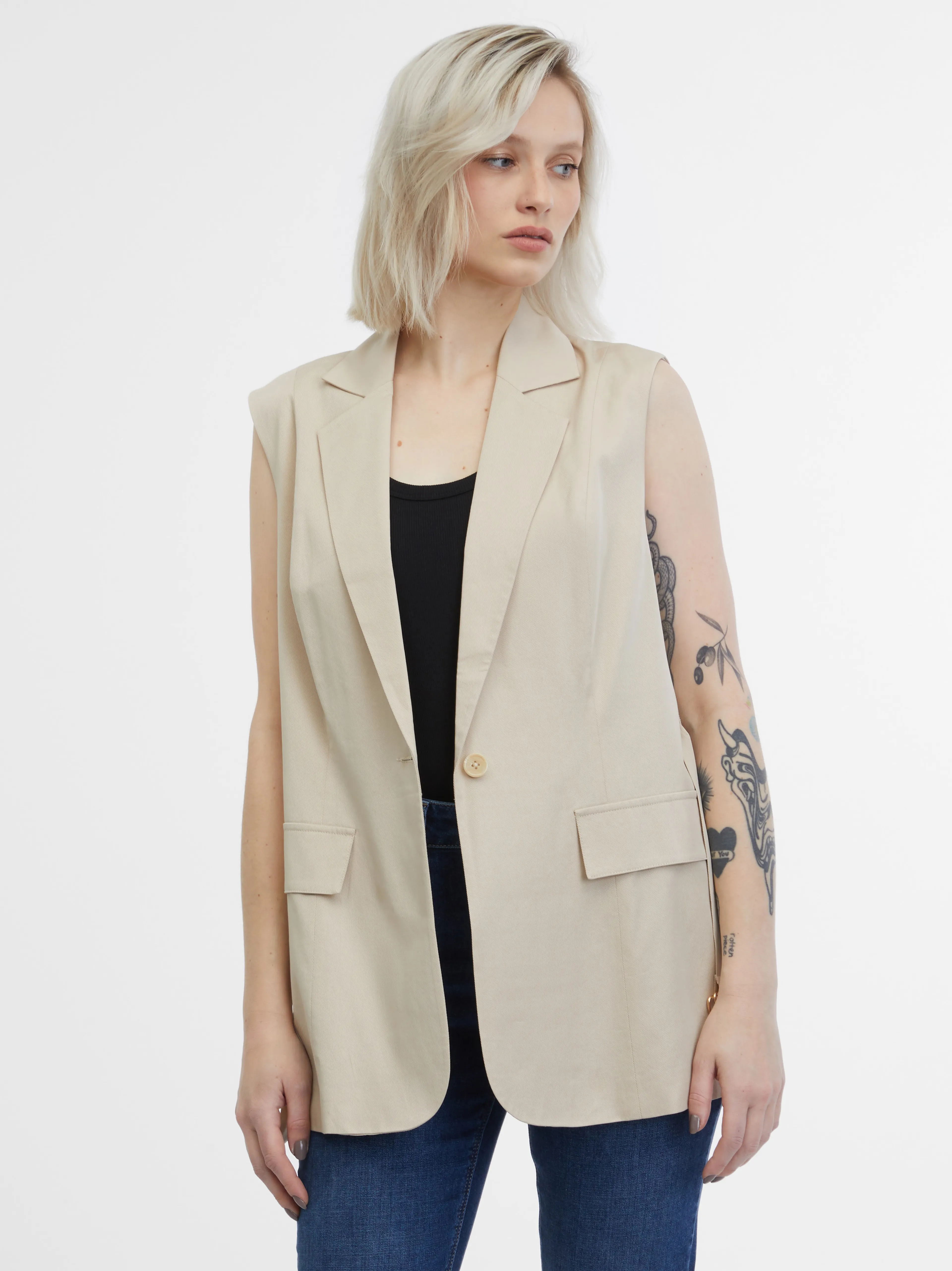 Beige Damen-Weste ORSAY